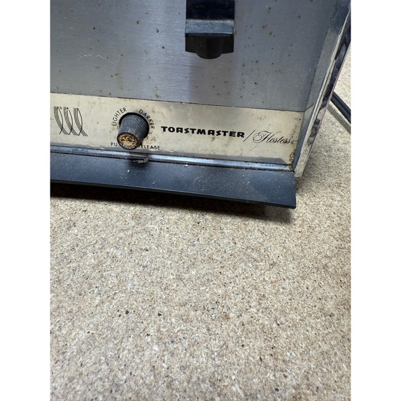 Vintage Toastmaster Hostess Automatic Toaster Chrome Retro  parts only - Picture 9 of 11